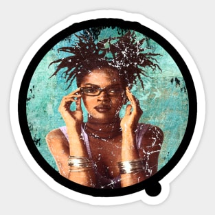 lauryn hill glasses 90s//vintage Sticker